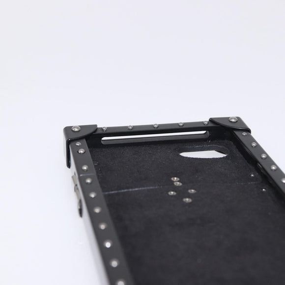 LOUIS VUITTON Monogram Eclipse Fragment iTrunk iPhone 7 Case M62613 Auth BA15042