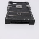 LOUIS VUITTON Monogram Eclipse Fragment iTrunk iPhone 7 Case M62613 Auth BA15042-6