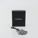CHANEL Cat Robot Key Holder Metal Black CC Auth BA15043M-12