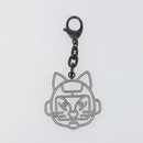 CHANEL Cat Robot Key Holder Metal Black CC Auth BA15043M-2