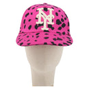 GUCCI x New Era New York Mets Baseball Cap Cotton Pink 729581 Auth BA15044A-13