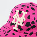 GUCCI x New Era New York Mets Baseball Cap Cotton Pink 729581 Auth BA15044A-6