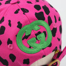 GUCCI x New Era New York Mets Baseball Cap Cotton Pink 729581 Auth BA15044A-8