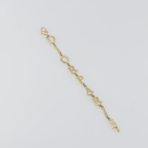 Christian Dior Bracelet Metal Gold Tone Auth BA15050V