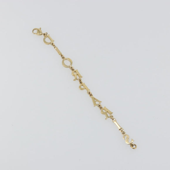 Christian Dior Bracelet Metal Gold Tone Auth BA15050V