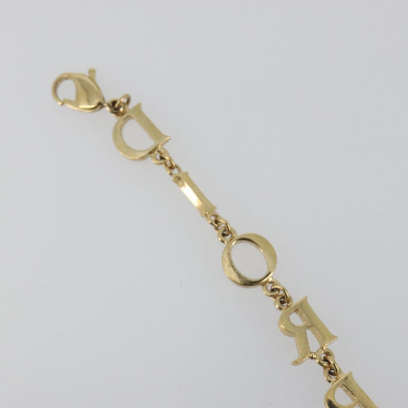 Christian Dior Bracelet Metal Gold Tone Auth BA15050V