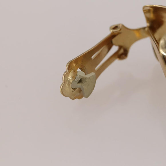 Christian Dior Cuffs Earring Metal 3 Set Gold Tone Auth BA15051