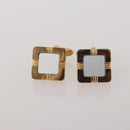 Christian Dior Cuffs Earring Metal 3 Set Gold Tone Auth BA15051-13