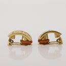Christian Dior Cuffs Earring Metal 3 Set Gold Tone Auth BA15051-4