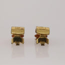 Christian Dior Cuffs Earring Metal 3 Set Gold Tone Auth BA15051-5