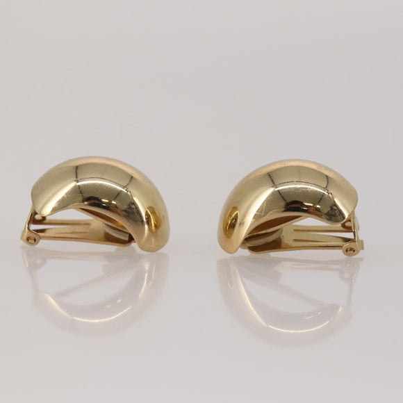 Christian Dior Cuffs Earring Metal 3 Set Gold Tone Auth BA15051
