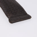 BOTTEGA VENETA INTRECCIATO Glasses Case Coin Purse Leather 2 Set Auth BA15053-5