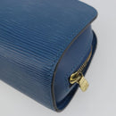 LOUIS VUITTON Epi Dauphine PM Pouch Blue M48445 LV Auth BA15054-15