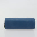 LOUIS VUITTON Epi Dauphine PM Pouch Blue M48445 LV Auth BA15054-6