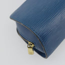 LOUIS VUITTON Epi Dauphine PM Pouch Blue M48445 LV Auth BA15054-14