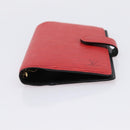 LOUIS VUITTON Epi Agenda PM Day Planner Cover Red R20057 LV Auth BA15055-7