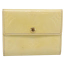 LOUIS VUITTON Monogram Vernis Ludlow Coin Purse Perle M91357 LV Auth BA15057-2