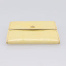 LOUIS VUITTON Monogram Vernis Ludlow Coin Purse Perle M91357 LV Auth BA15057-7