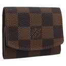 LOUIS VUITTON Damier Ebene Bouton de Manchette Case Cuff Case LV Auth BA15058-1