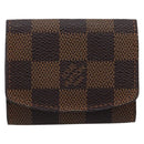 LOUIS VUITTON Damier Ebene Bouton de Manchette Case Cuff Case LV Auth BA15058-2