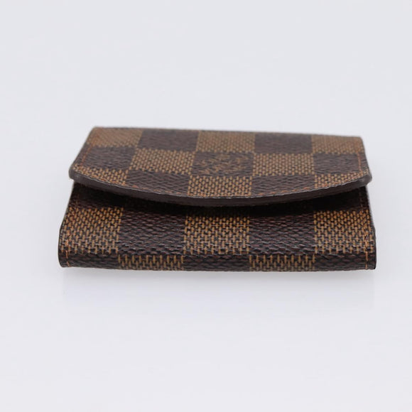 LOUIS VUITTON Damier Ebene Bouton de Manchette Case Cuff Case LV Auth BA15058