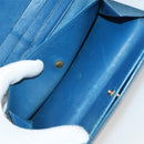 LOUIS VUITTON Epi Monogram Key Case Coin Purse Wallet 5 Set Blue LV Auth BA15060-12