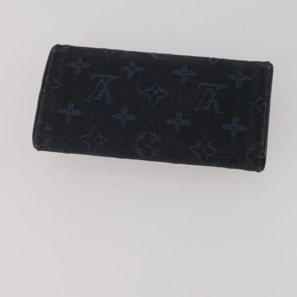 LOUIS VUITTON Epi Monogram Key Case Coin Purse Wallet 5 Set Blue LV Auth BA15060
