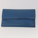 LOUIS VUITTON Epi Monogram Key Case Coin Purse Wallet 5 Set Blue LV Auth BA15060-7