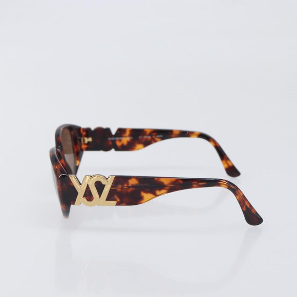 Chloe D&G YSL Sunglasses Plastic 3 Set Brown Black Gold Auth BA15061
