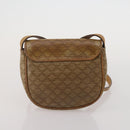 CELINE Macadam Shoulder Bag PVC 3 Set Brown Beige Auth BA15063-10