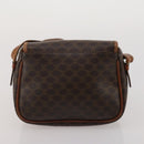 CELINE Macadam Shoulder Bag PVC 3 Set Brown Beige Auth BA15063-17