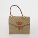 CELINE Macadam Shoulder Bag PVC 3 Set Brown Beige Auth BA15063-2