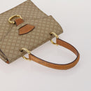 CELINE Macadam Shoulder Bag PVC 3 Set Brown Beige Auth BA15063-5