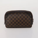 LOUIS VUITTON Monogram Clutch Bag 3 Set LV Auth BA15064-17