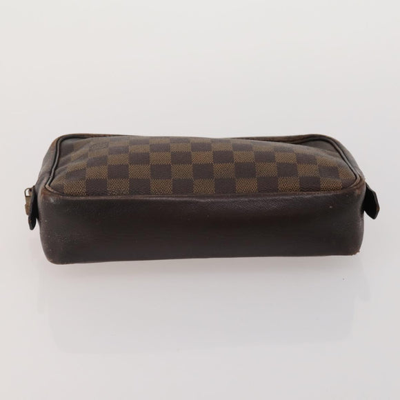 LOUIS VUITTON Monogram Clutch Bag 3 Set LV Auth BA15064