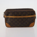 LOUIS VUITTON Monogram Compiegne 28 Clutch Bag 2 Set LV Auth BA15065-9