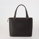 BURBERRY Shoulder Bag Hand Bag Canvas Leather 3 Set Navy Beige Auth BA15066-3