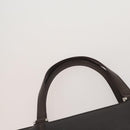 BURBERRY Shoulder Bag Hand Bag Canvas Leather 3 Set Navy Beige Auth BA15066-6