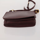 CARTIER YSL MCM Bally Clutch Shoulder Bag Leather 5 Set Black Auth BA15067-21