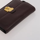 CARTIER YSL MCM Bally Clutch Shoulder Bag Leather 5 Set Black Auth BA15067-25