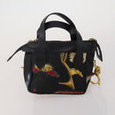 Salvatore Ferragamo Givenchy Hand Bag Canvas Nylon 3 Set Black Auth BA15068-10