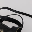 Salvatore Ferragamo Givenchy Hand Bag Canvas Nylon 3 Set Black Auth BA15068-13