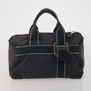 Salvatore Ferragamo Givenchy Hand Bag Canvas Nylon 3 Set Black Auth BA15068-17