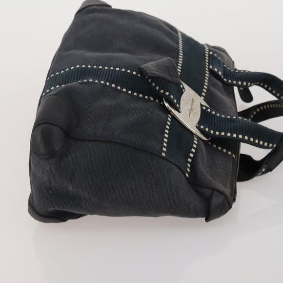 Salvatore Ferragamo Givenchy Hand Bag Canvas Nylon 3 Set Black Auth BA15068