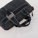 Salvatore Ferragamo Givenchy Hand Bag Canvas Nylon 3 Set Black Auth BA15068-19
