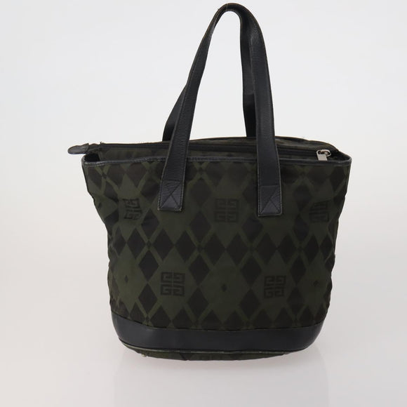 Salvatore Ferragamo Givenchy Hand Bag Canvas Nylon 3 Set Black Auth BA15068