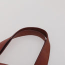 Chloe Hand Bag Canvas Leather 2 Set Khaki Red Auth BA15069-6