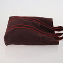 HERMES Fourre Tout Hand Bag Cotton 4 Set Navy Red gray Auth BA15070-10