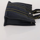 HERMES Fourre Tout Hand Bag Cotton 4 Set Navy Red gray Auth BA15070-16