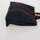 HERMES Fourre Tout Hand Bag Cotton 4 Set Navy Red gray Auth BA15070-22